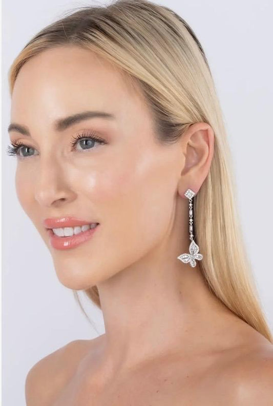 Butterfly Drop Earrings