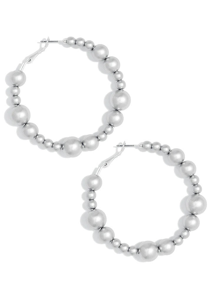 Beaded Pearl Earrings