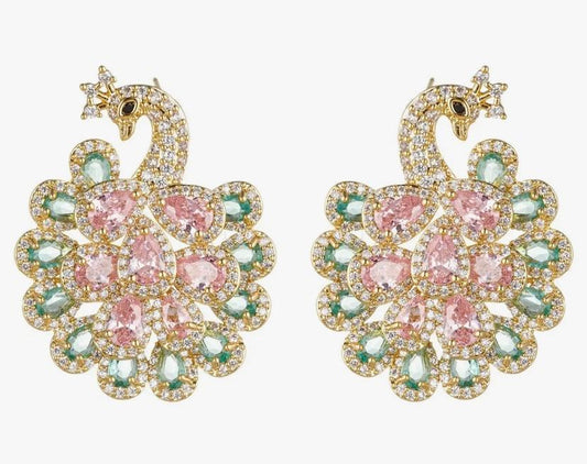 Peacock Earrings