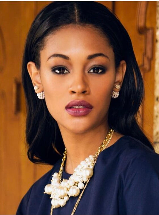 Pearl Cluster Necklace