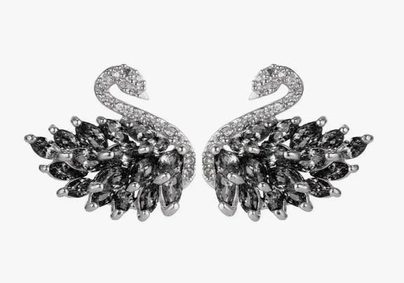 Swan Earrings