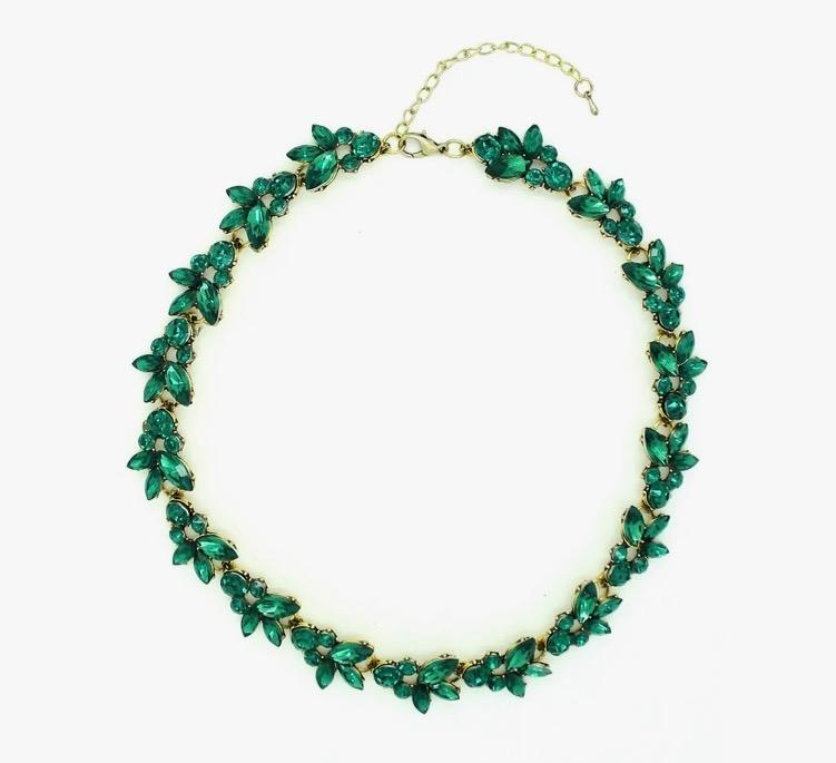 Green Crystal Necklace