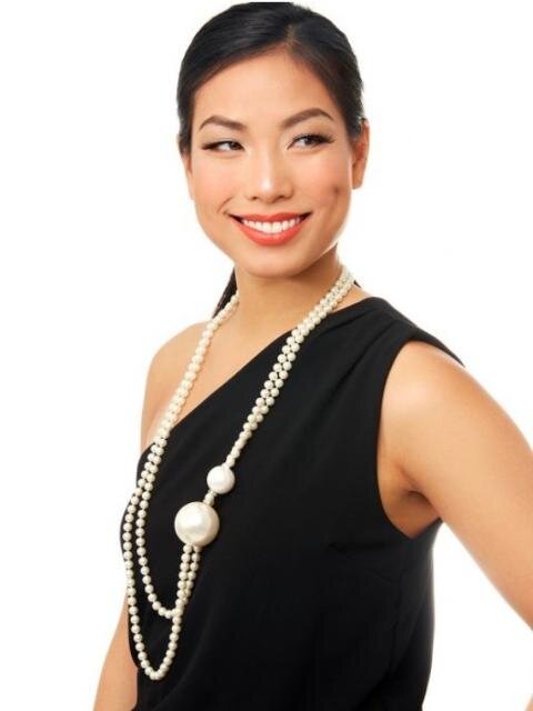 Double Pearl Necklace