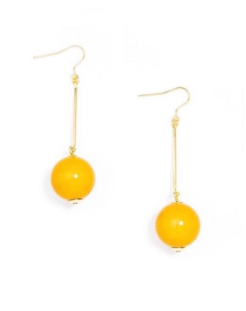 Mustard Drop Earrings