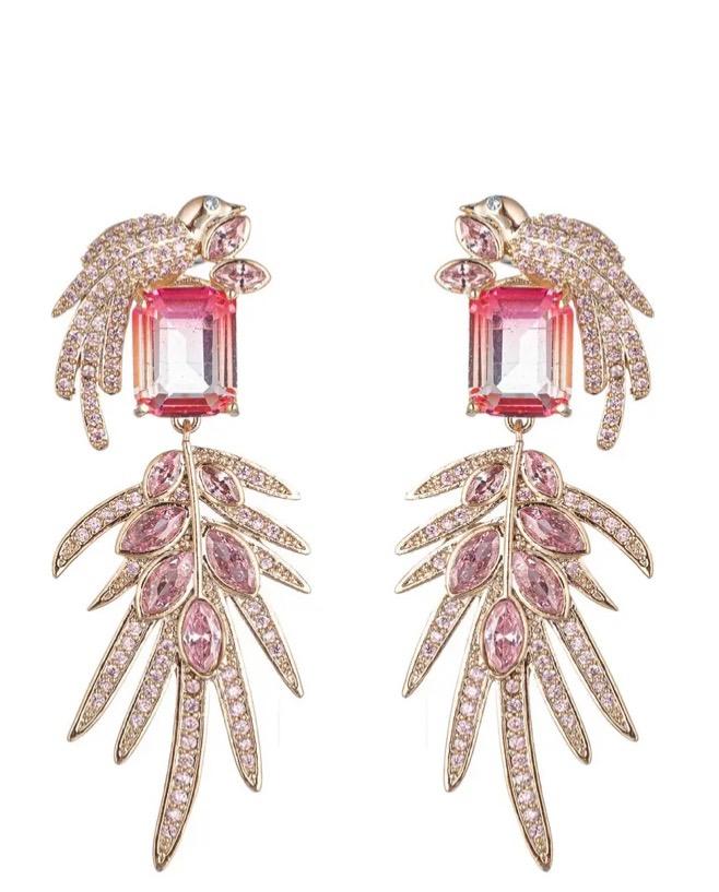 Bird Feather Earrings