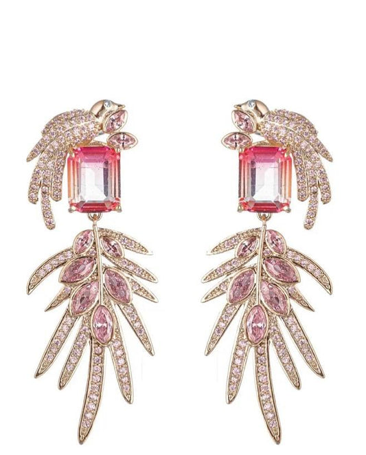 Bird Feather Earrings