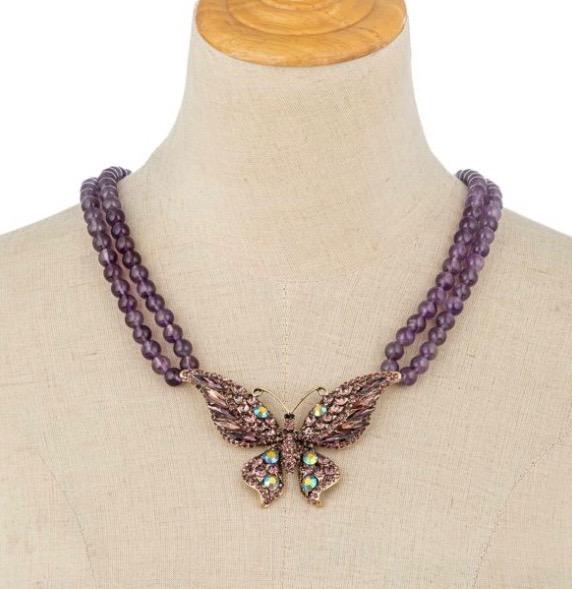 Butterfly Statement Necklace