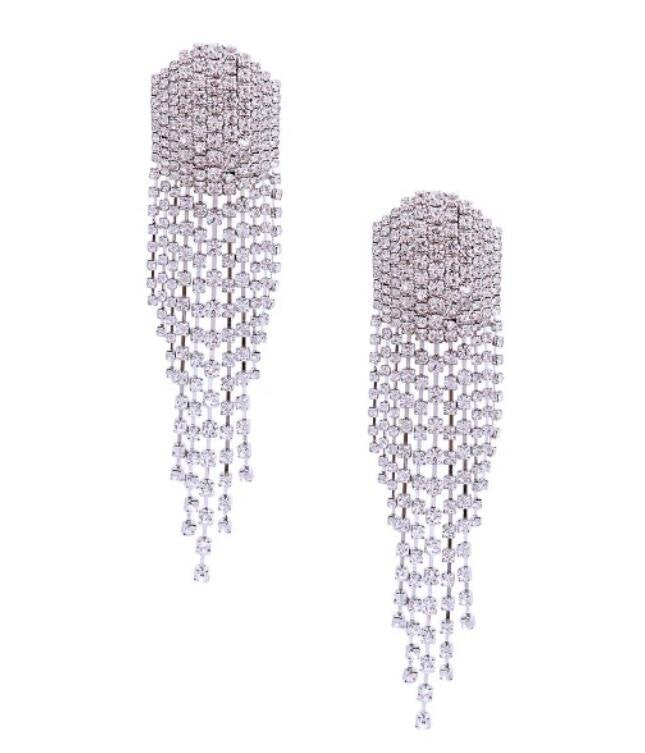 Fringe Silver Earrings