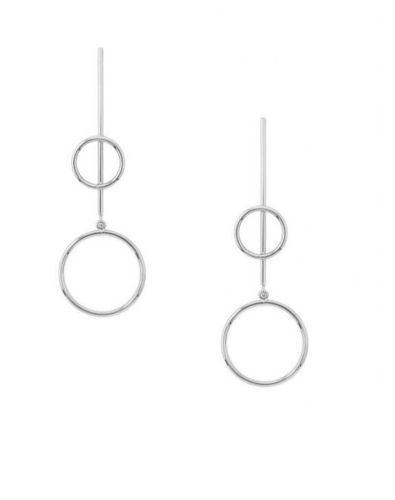 Circle Drop Earrings