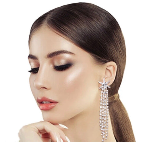 Star Fringe Earrings