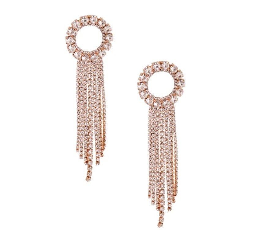 Gold Fringe Earrings