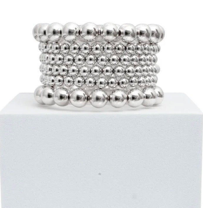 Silver Ball Bracelet