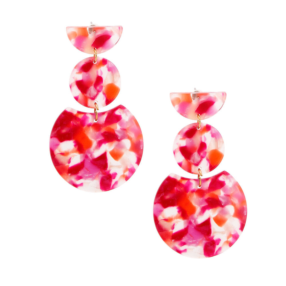 Marbled Earrings