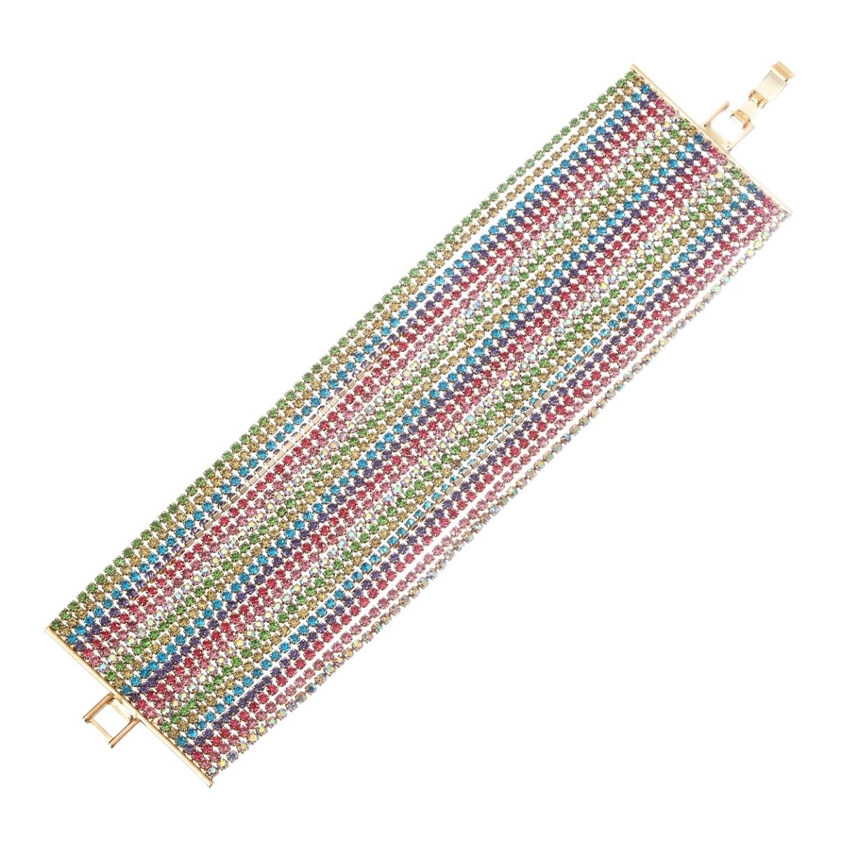 Multi Color Rhinestone Bracelet