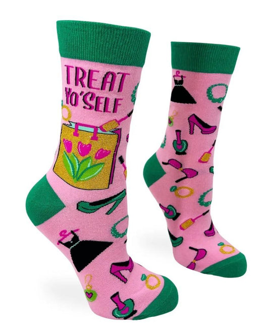 Treat Yo'Self Ladies Socks