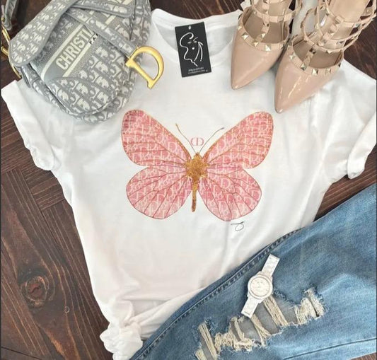 Designer Inspired Butterfly T-Shirt