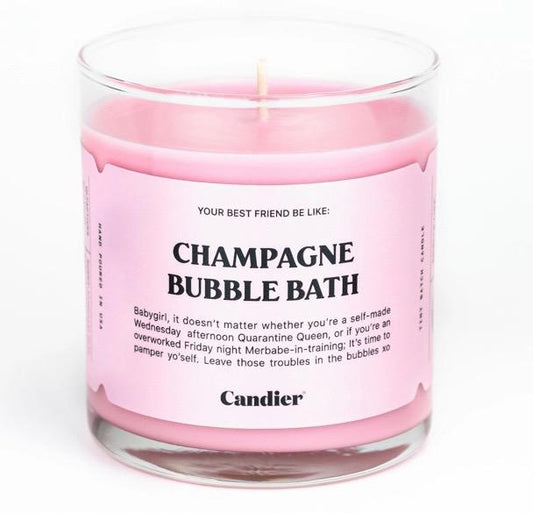 Champagne Bubble Bath Candle