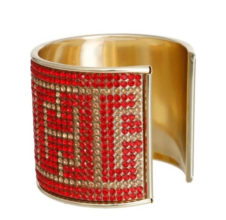 Red & Gold Athens Cuff