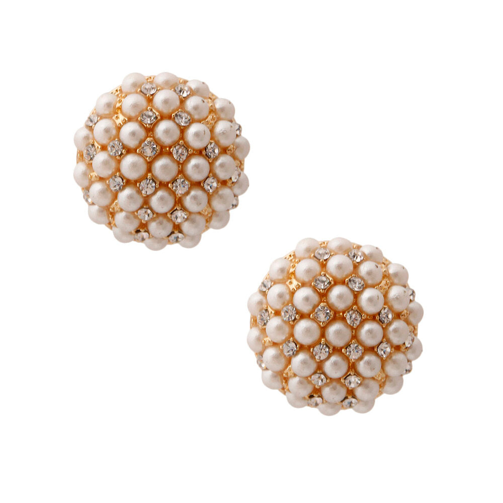 Cream Pearl Earrings