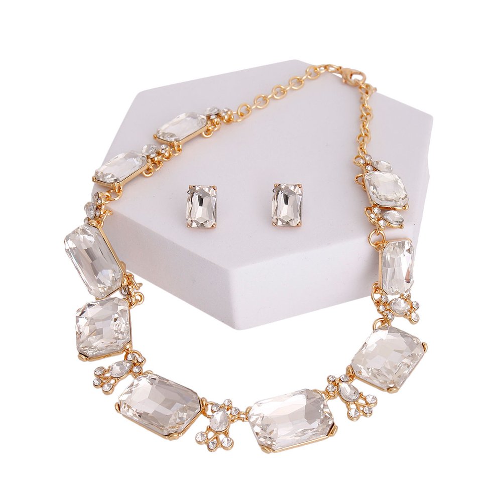 Radiant Crystal Necklace Set